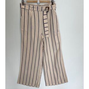 Altar'd State Striped Belted Palazzo Pants
